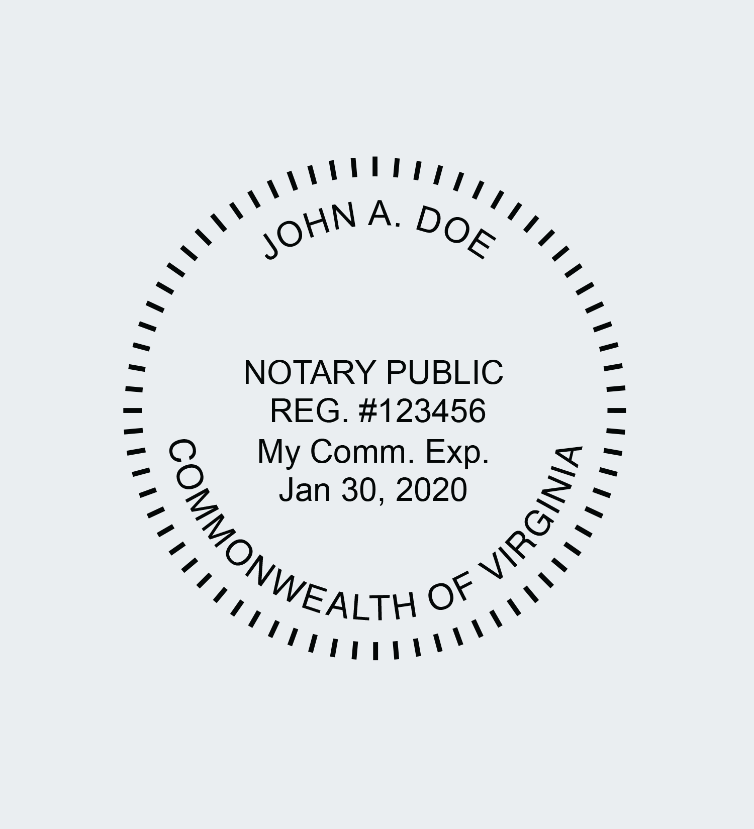 Virginia Notary Seals NNA